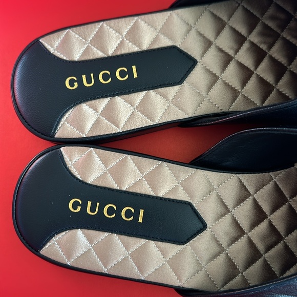 Gucci Leather Slides - Picture 9 of 9